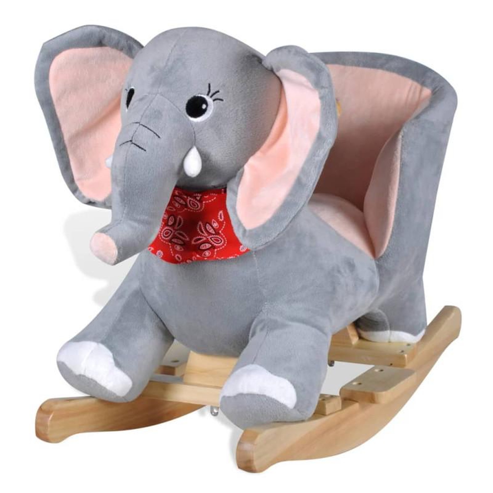 Voir la diapositive 1 : VIDAXL Éléphant à bascule pour bébés