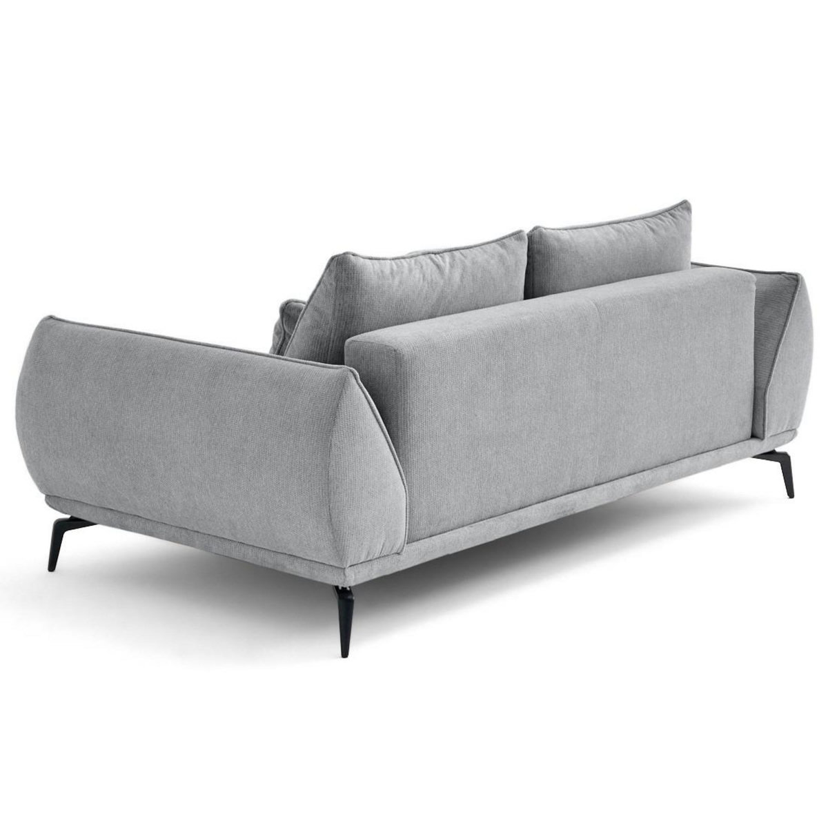 LISA DESIGN Arica - canapé droit 2 places en tissu texturé