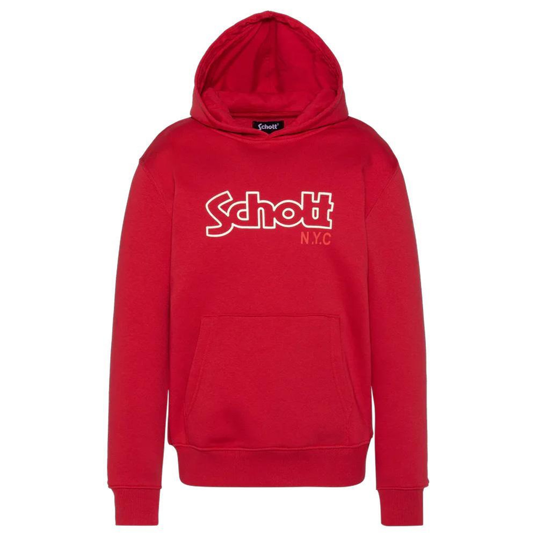 Schott Sweat à Capuche  Garçon Schott Print Schott. Coloris disponibles : Rouge