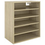 Voir la diapositive 2 : VIDAXL Armoire a chaussures Chene sonoma 60x35x70 cm Bois d'ingenierie