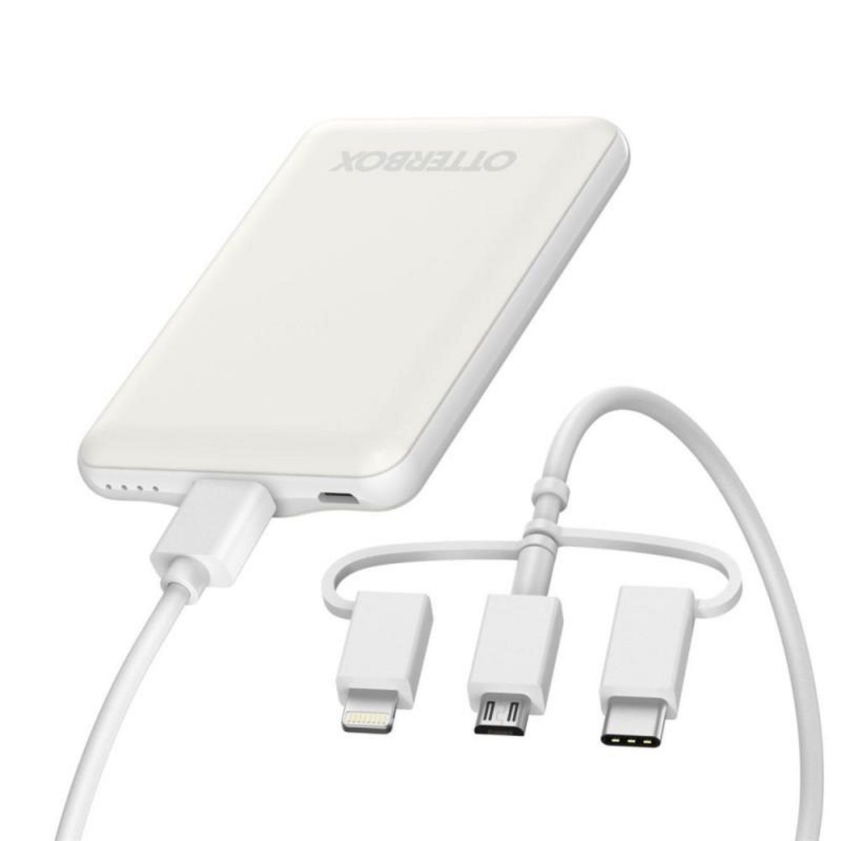 Otterbox Kit de chargement Batterie externe + Câble Mfi 2.0 1m OtterBox Blanc