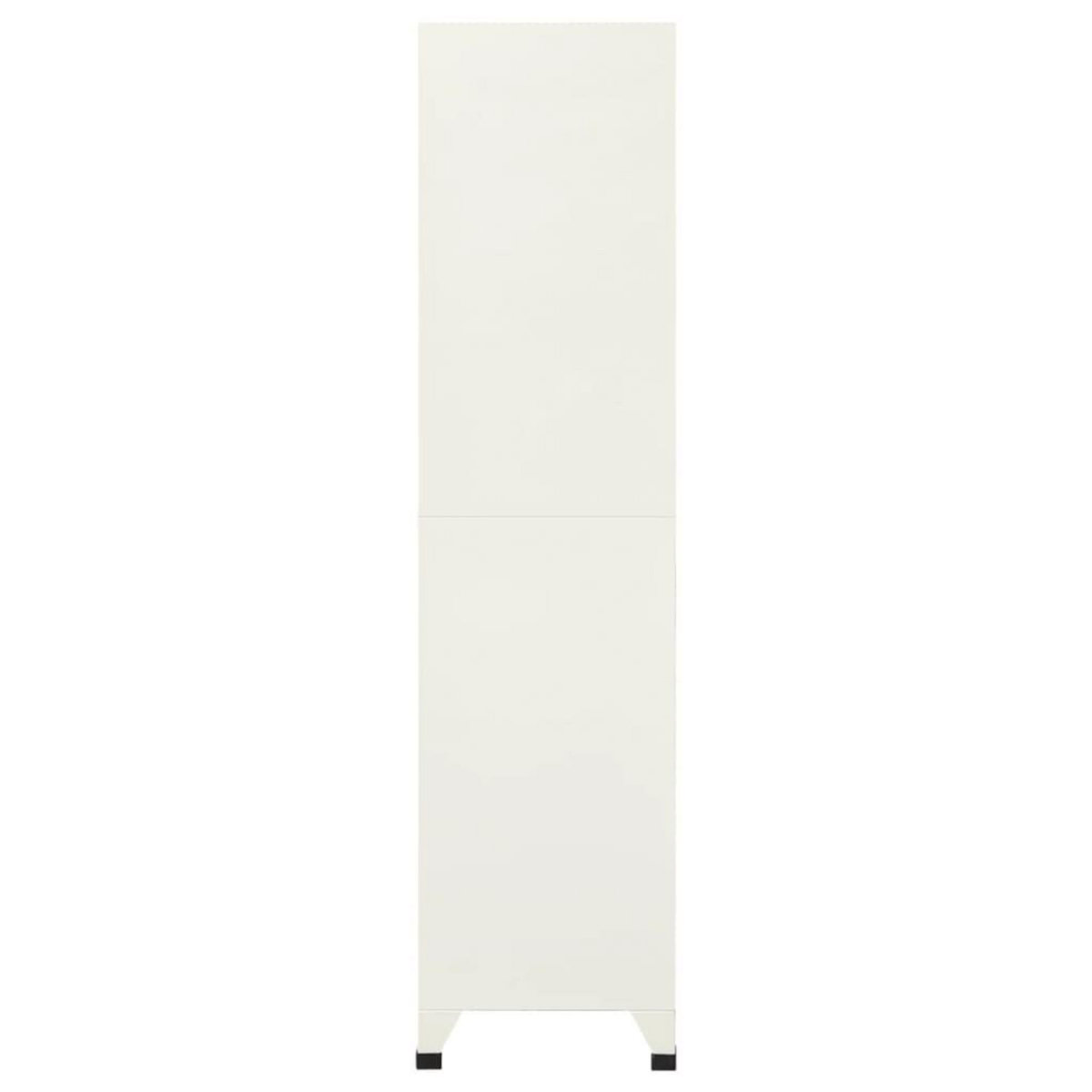 VIDAXL Armoire a casiers Gris et bleu 90x45x180 cm Acier