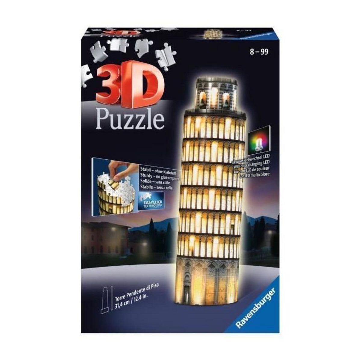 RAVENSBURGER RAVENSBURGER Puzzle 3D Tour De Pise Night Edition 216 pcs