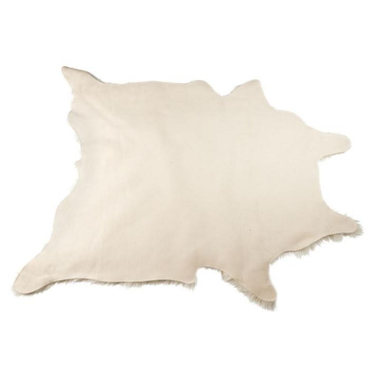 Paris Prix Tapis Imitation Fourrure  Effet Peau  120x158cm Blanc