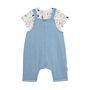 Voir la diapositive 2 : Petit Béguin Ensemble salopette bébé et t-shirt Elliot
