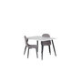 Voir la diapositive 2 : Paris Prix Table Enfant & 2 Chaises  Polar  80cm Blanc & Gris