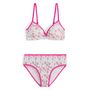 Voir la diapositive 1 : IN EXTENSO Ensemble soutien-gorge + culotte fille