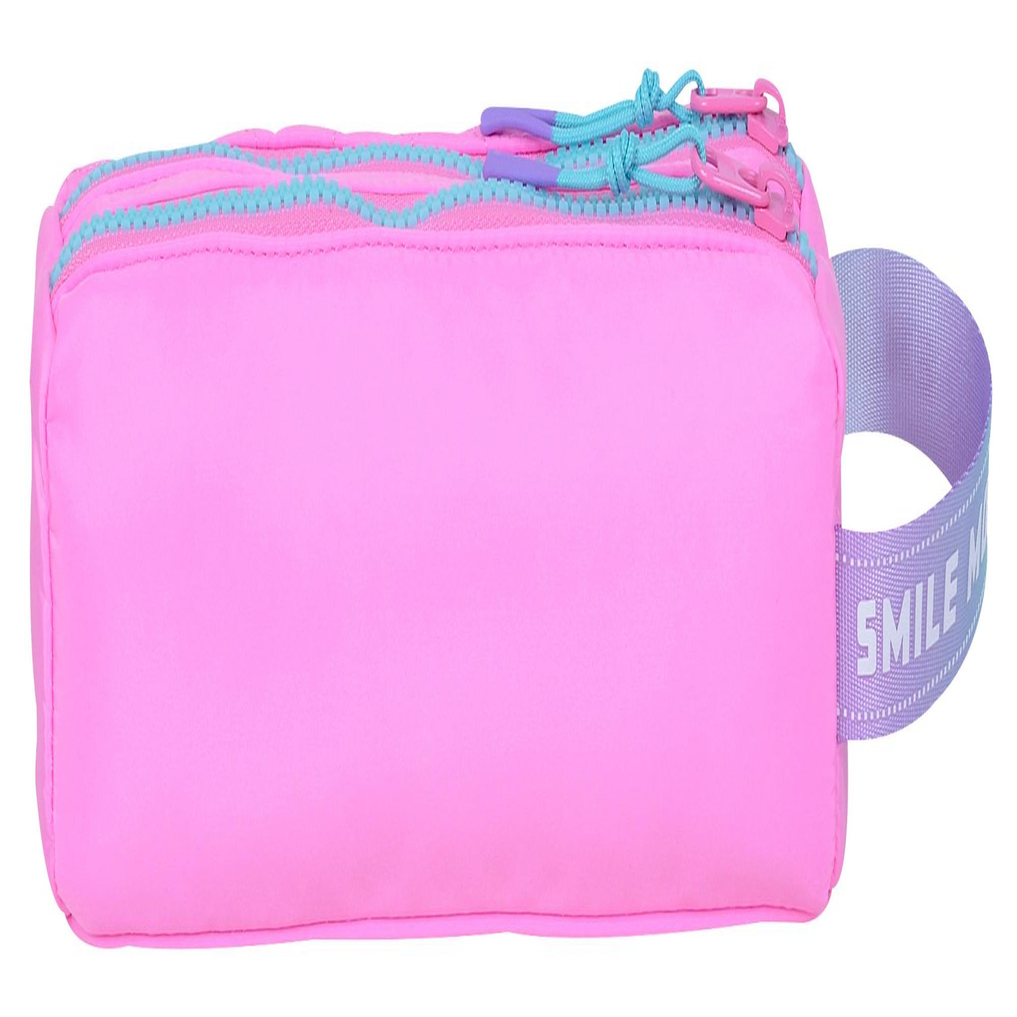 Voir la diapositive 3 : Bagtrotter MARSHMALLOW - Trousse Scolaire 2 Compartiments BLUSH - Rose - Fille