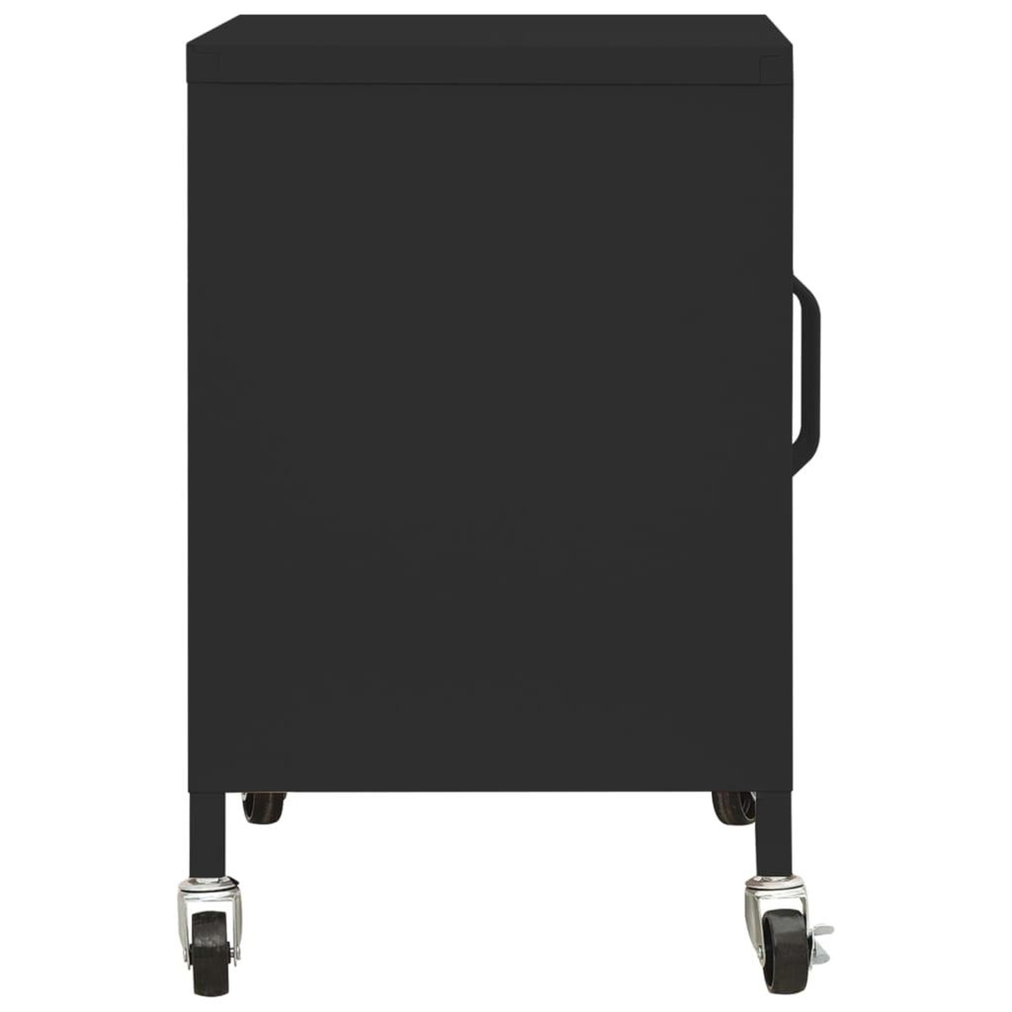 Voir la diapositive 4 : VIDAXL Armoire de rangement Noir 60x35x56 cm Acier