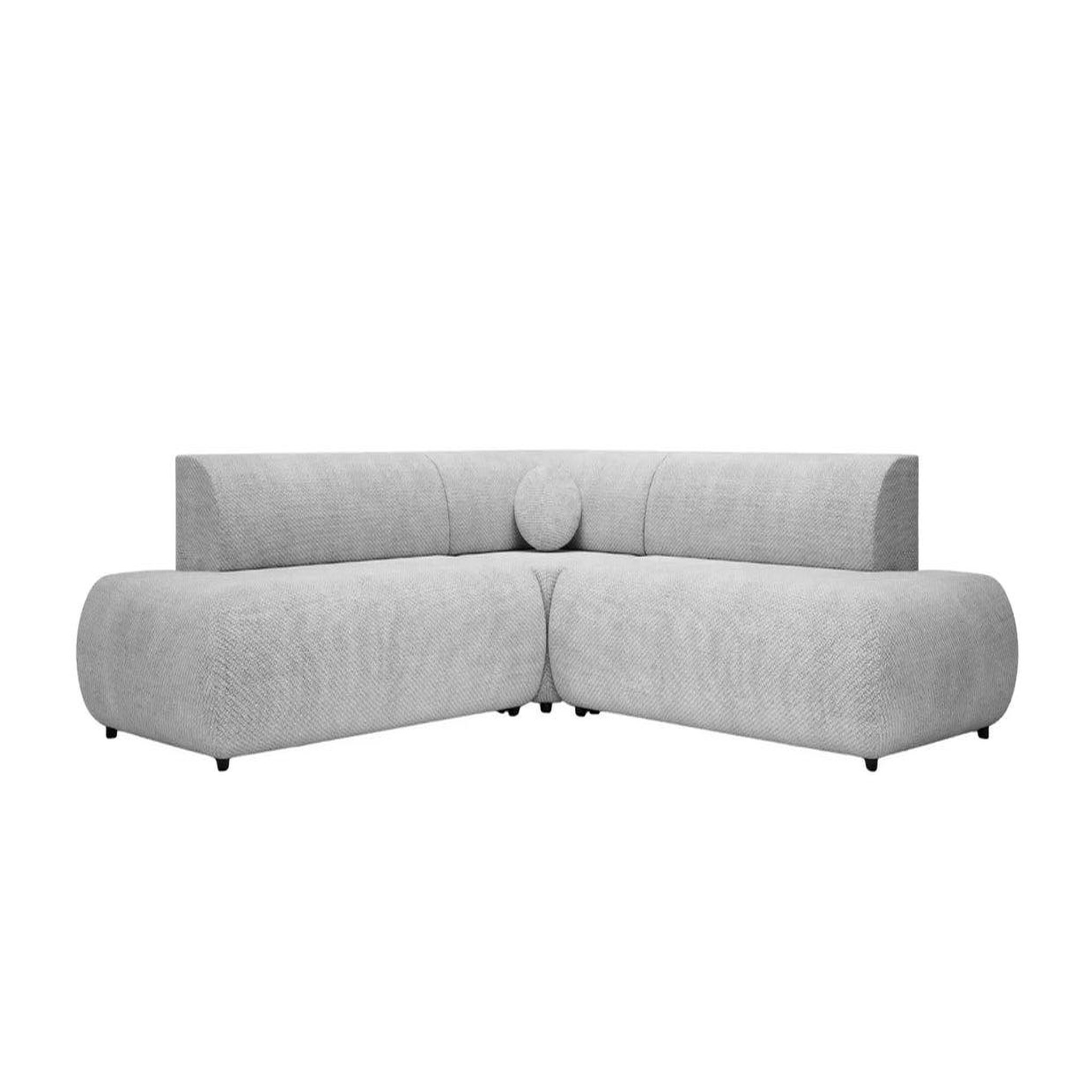Voir la diapositive 1 : CASANOVA PARIS LEVI - Canapé panoramique convertible tissu lisse