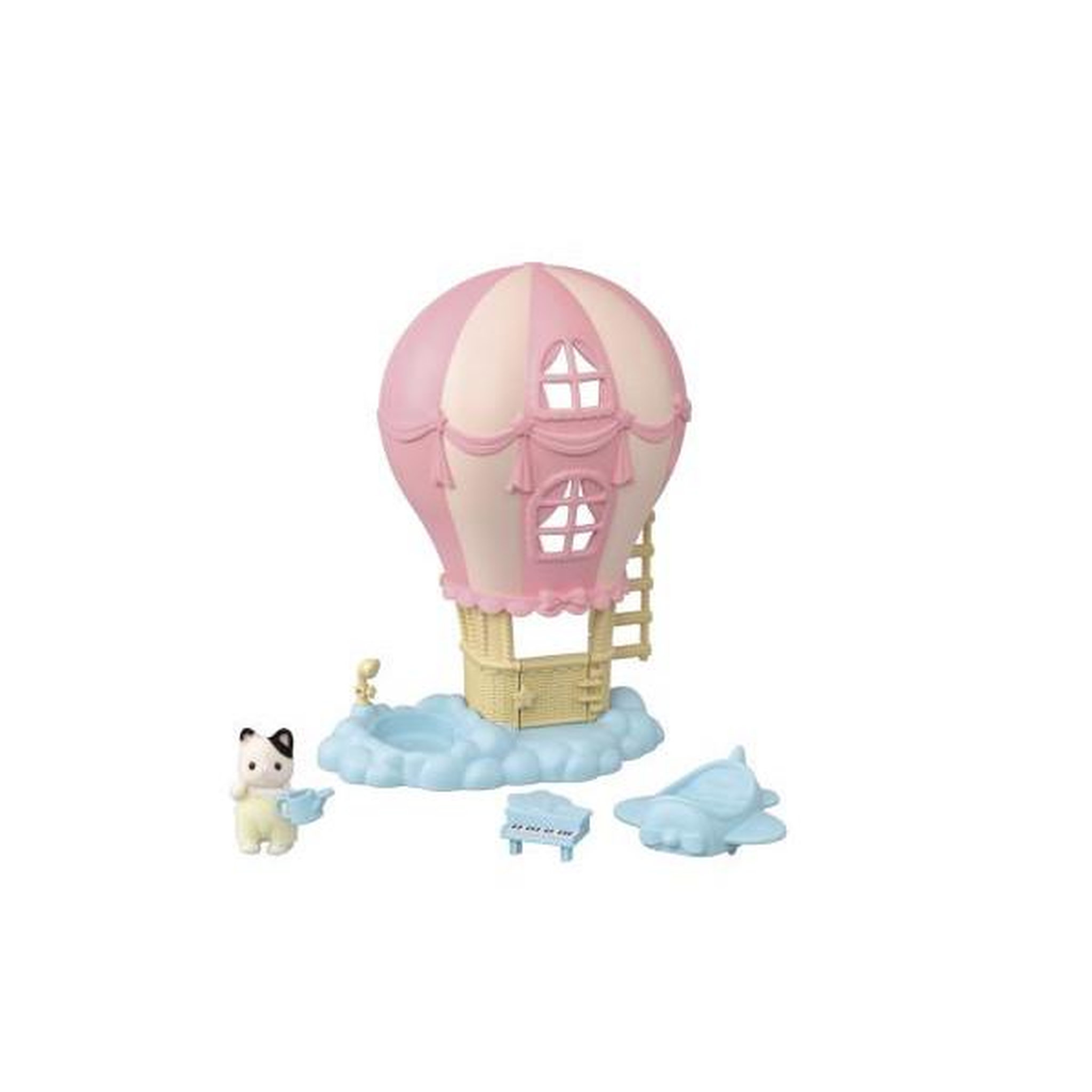 Voir la diapositive 2 : Sylvanian Families Mini-univers - SYLVANIAN FAMILIES - La montgolfiere des bébés - Rose - Pour enfants de 3 ans et plus