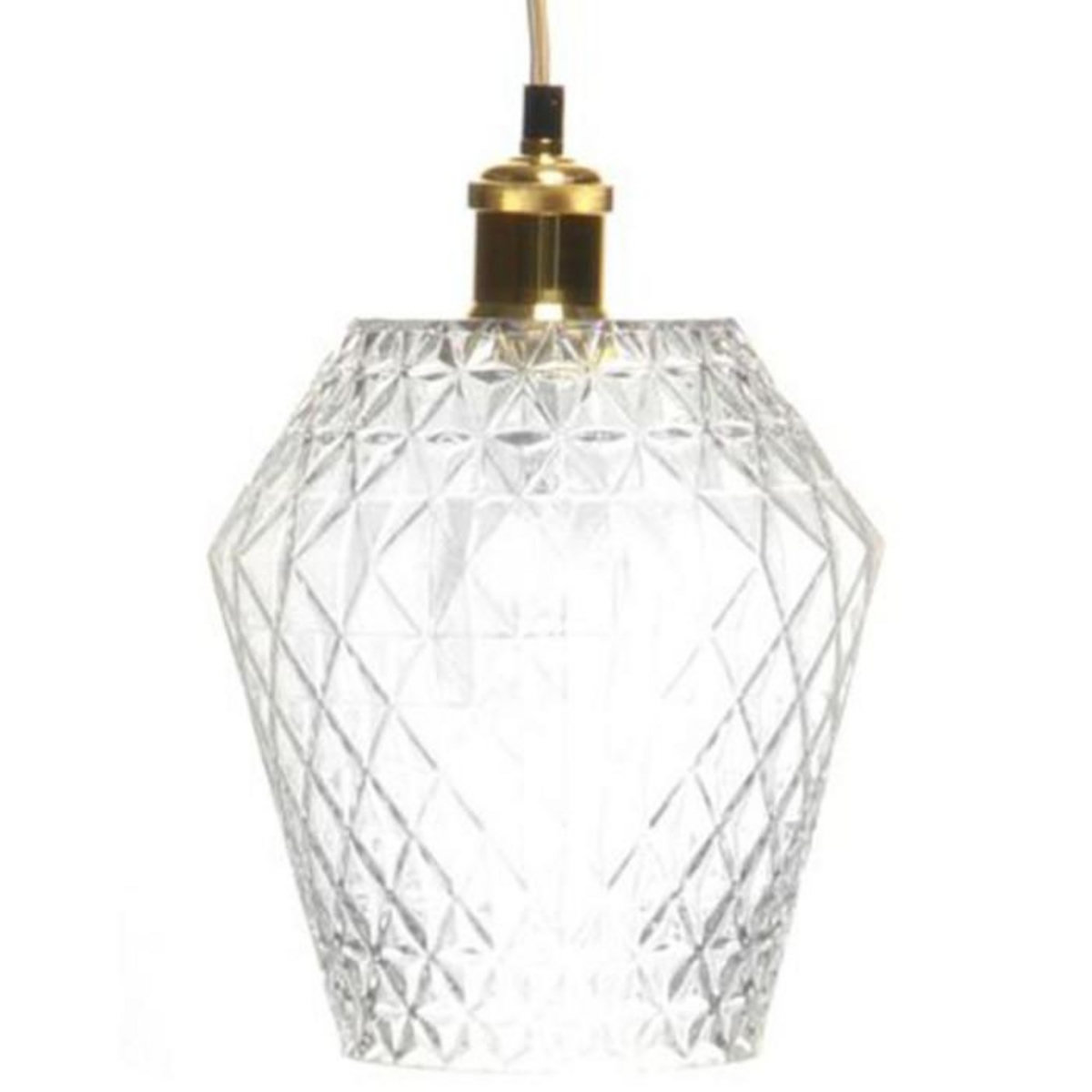 Paris Prix Lampe Suspension Déco  Lumi  27cm Transparent