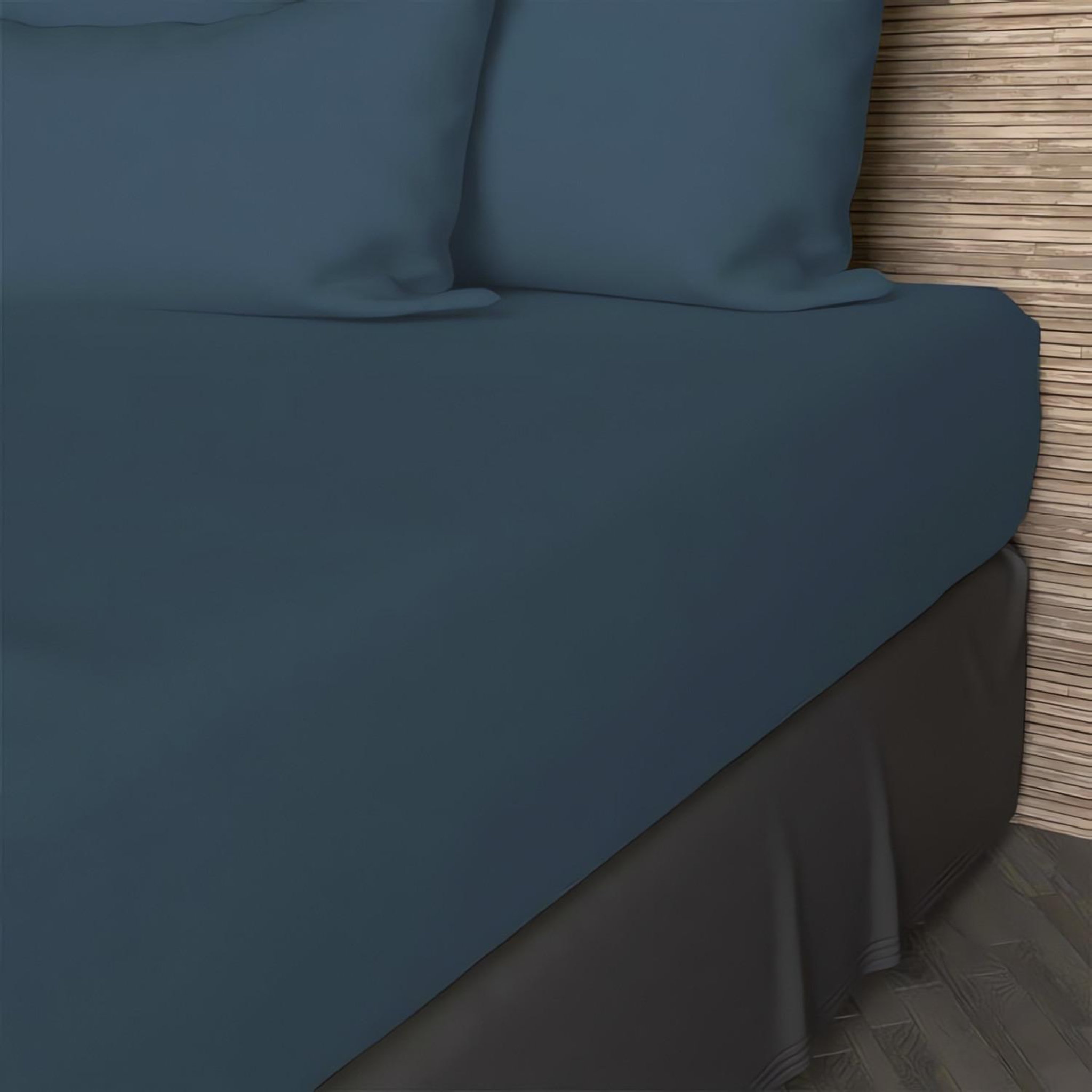Voir la diapositive 1 : SOLEIL D'OCRE Drap housse en coton 57 fils uni, par soleil d'ocre