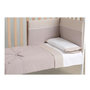 Voir la diapositive 2 : MICUNA set de linge Nordique 140x70 Nature Beige