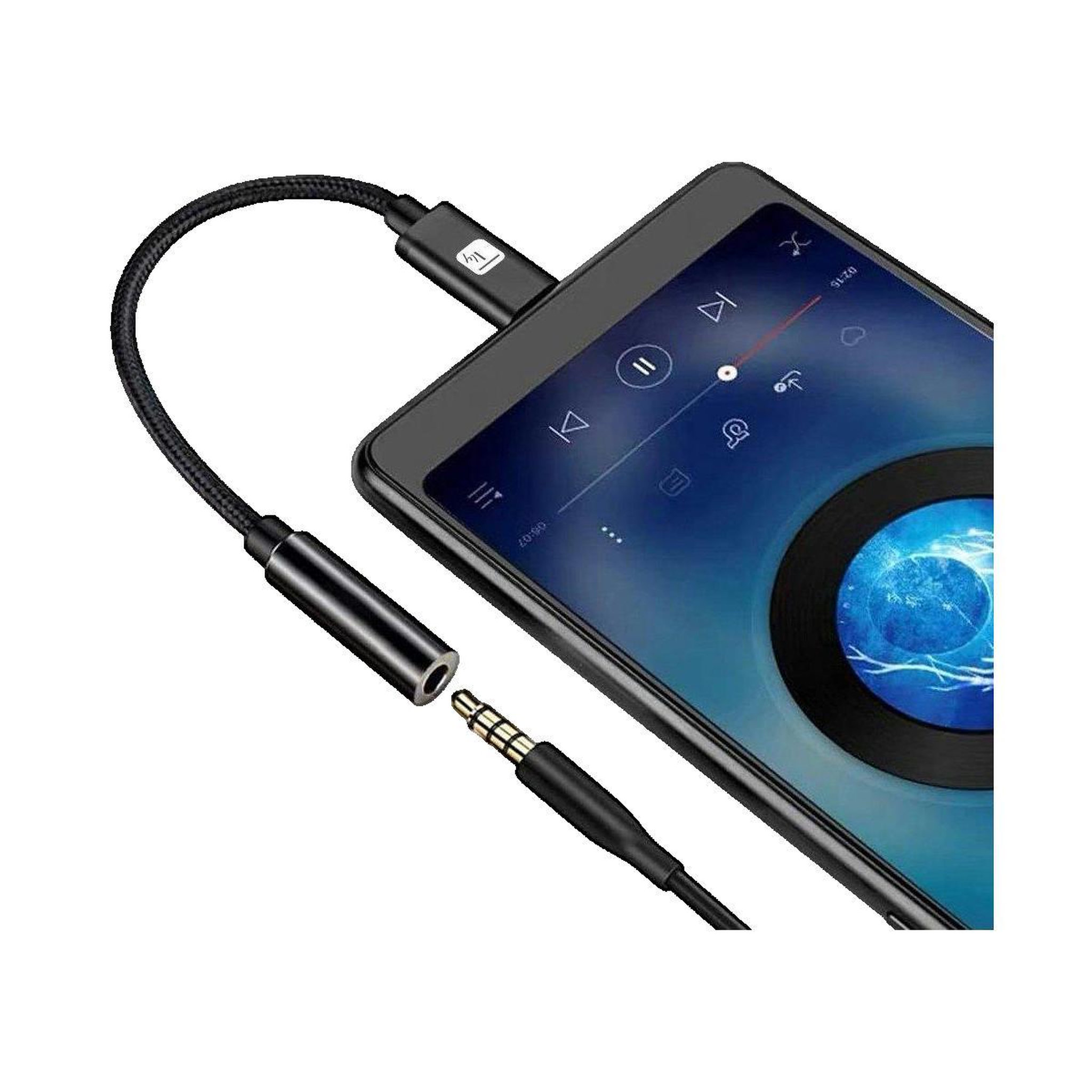 Voir la diapositive 3 : TECHLY Adaptateur audio Techly 8059018367973 USB-C jack 3,5 mm argent