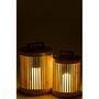 Voir la diapositive 6 : Paris Prix Lampe à Poser à LED en Bois  Cylindrique  36cm Naturel