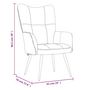 Voir la diapositive 6 : VIDAXL Chaise de relaxation avec tabouret Rouge bordeaux Velours