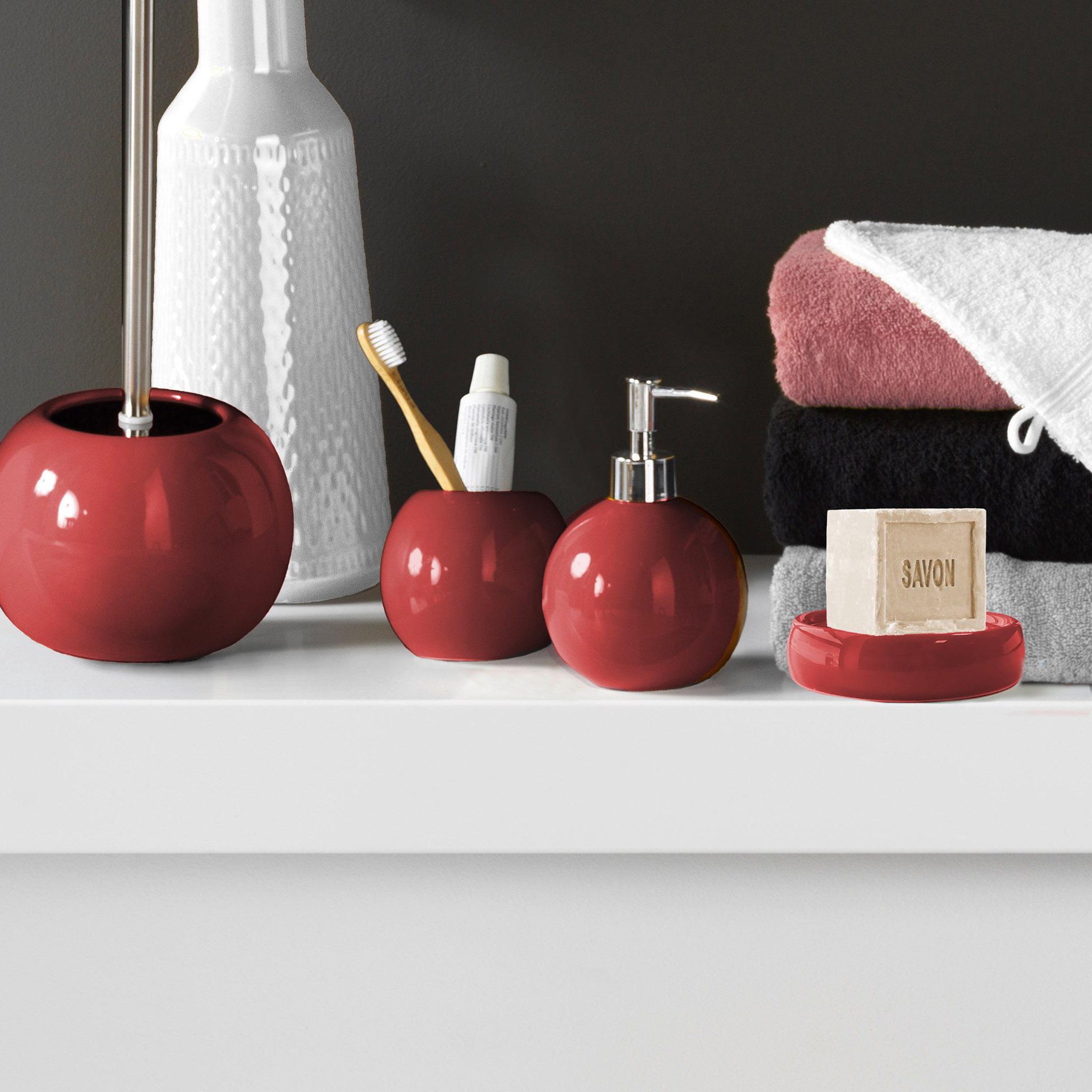 Voir la diapositive 5 : Eden Brosse de toilette en céramique bullea