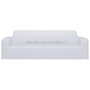 Voir la diapositive 6 : VIDAXL Housse extensible de canape 2 places Blanc Jersey de polyester