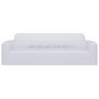 Voir la diapositive 6 : VIDAXL Housse extensible de canape 2 places Blanc Jersey de polyester