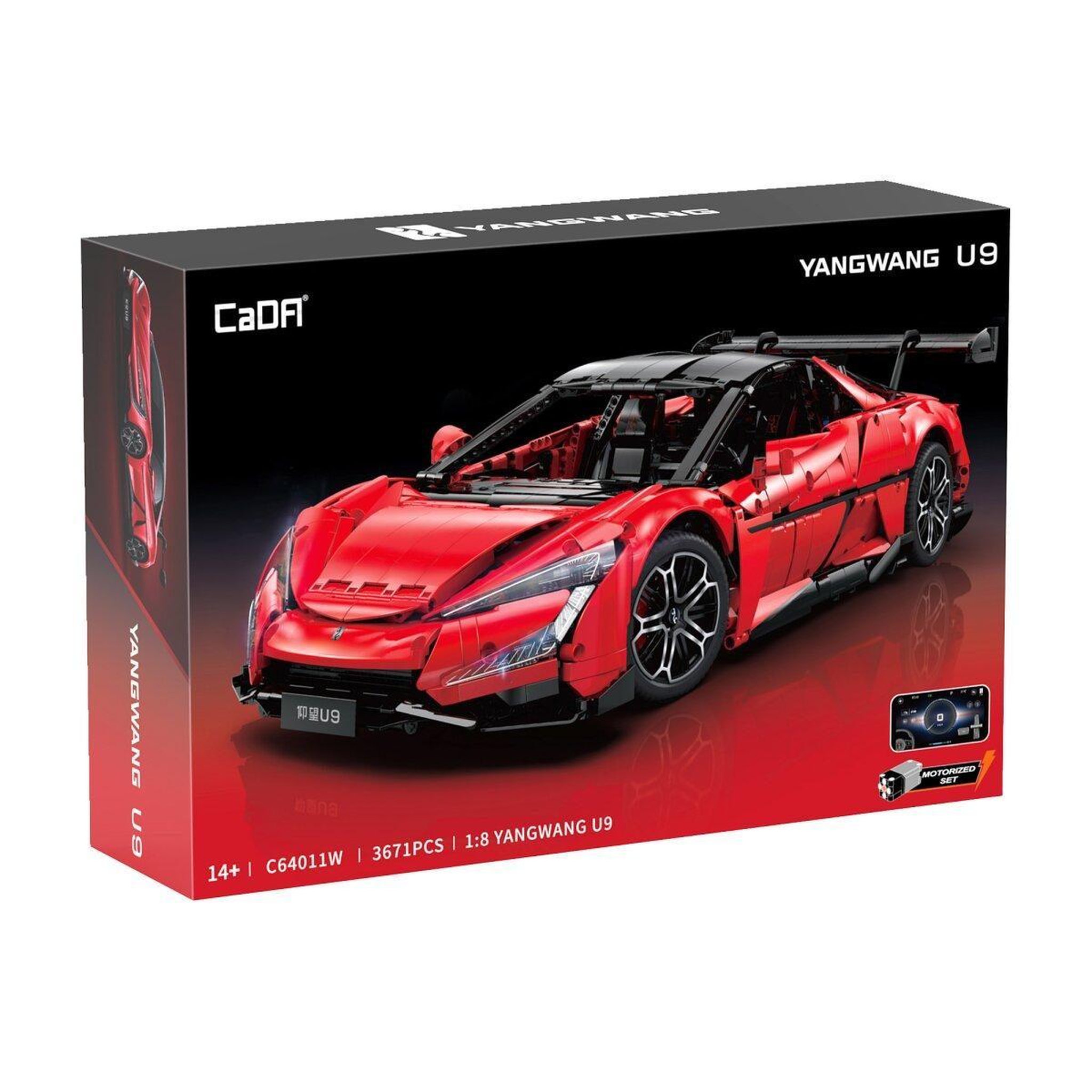 Voir la diapositive 4 : Jamara Cada yangwang u9 1:8 rouge bricks