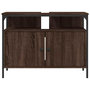 Voir la diapositive 5 : VIDAXL Armoire lavabo de salle de bain chene marron 80x30x60 cm
