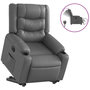 Voir la diapositive 2 : VIDAXL Fauteuil inclinable electrique gris similicuir