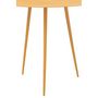 Voir la diapositive 2 : Paris Prix Table Ronde Gigogne Design  Vicky  56cm Ocre