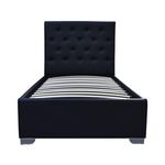 Habitat et Jardin Lit simple avec coffre  Tino  - 90 × 190 cm - Noir