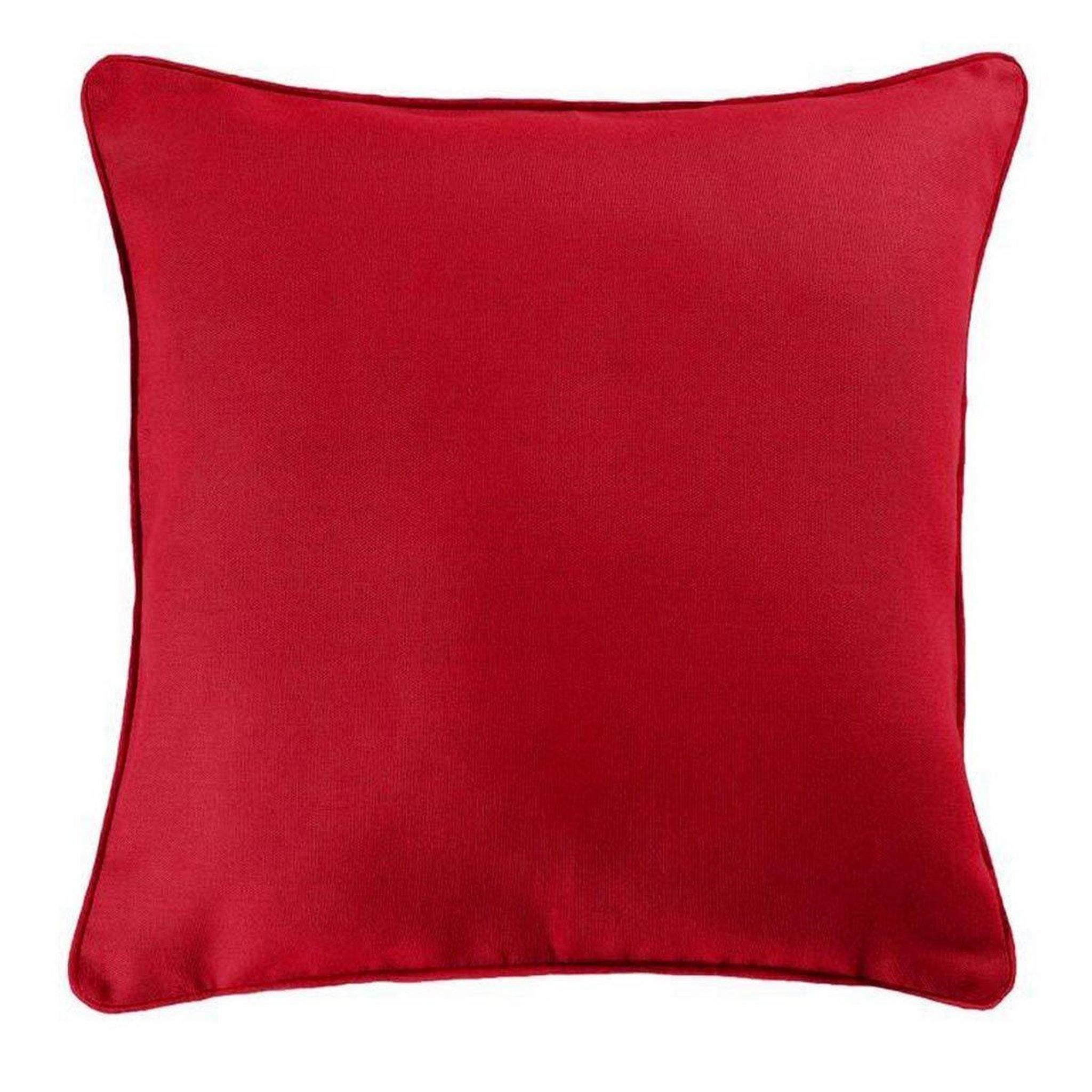 Voir la diapositive 1 : Douceur d'Intérieur Housse de coussin  panama  40x40cm rouge