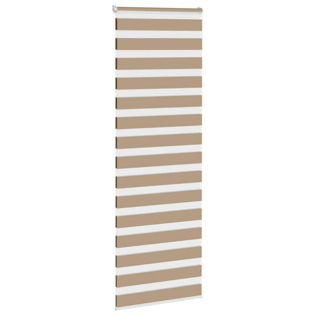 VIDAXL Store zebre marron sable largeur du tissu 65,9 cm polyester