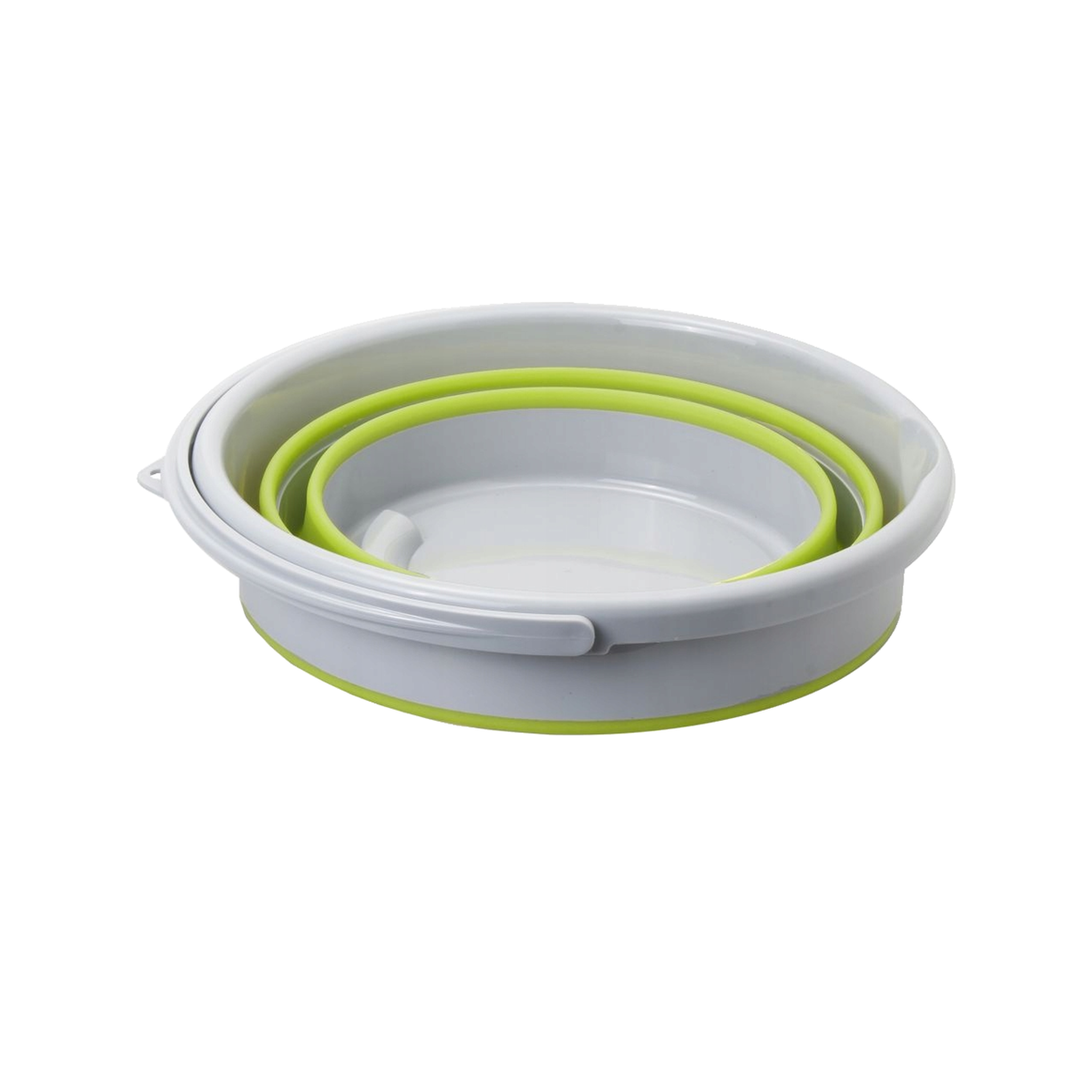 Voir la diapositive 2 : BRUNNER Seau pliable Brunner drum 15l couleur vert/gris