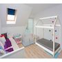Voir la diapositive 2 : Habitat et Jardin Lit Cabane pour enfant  Camilla  - 140 x 70 cm - Blanc