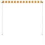 Voir la diapositive 5 : VIDAXL Auvent retractable 100x150 cm Jaune et blanc