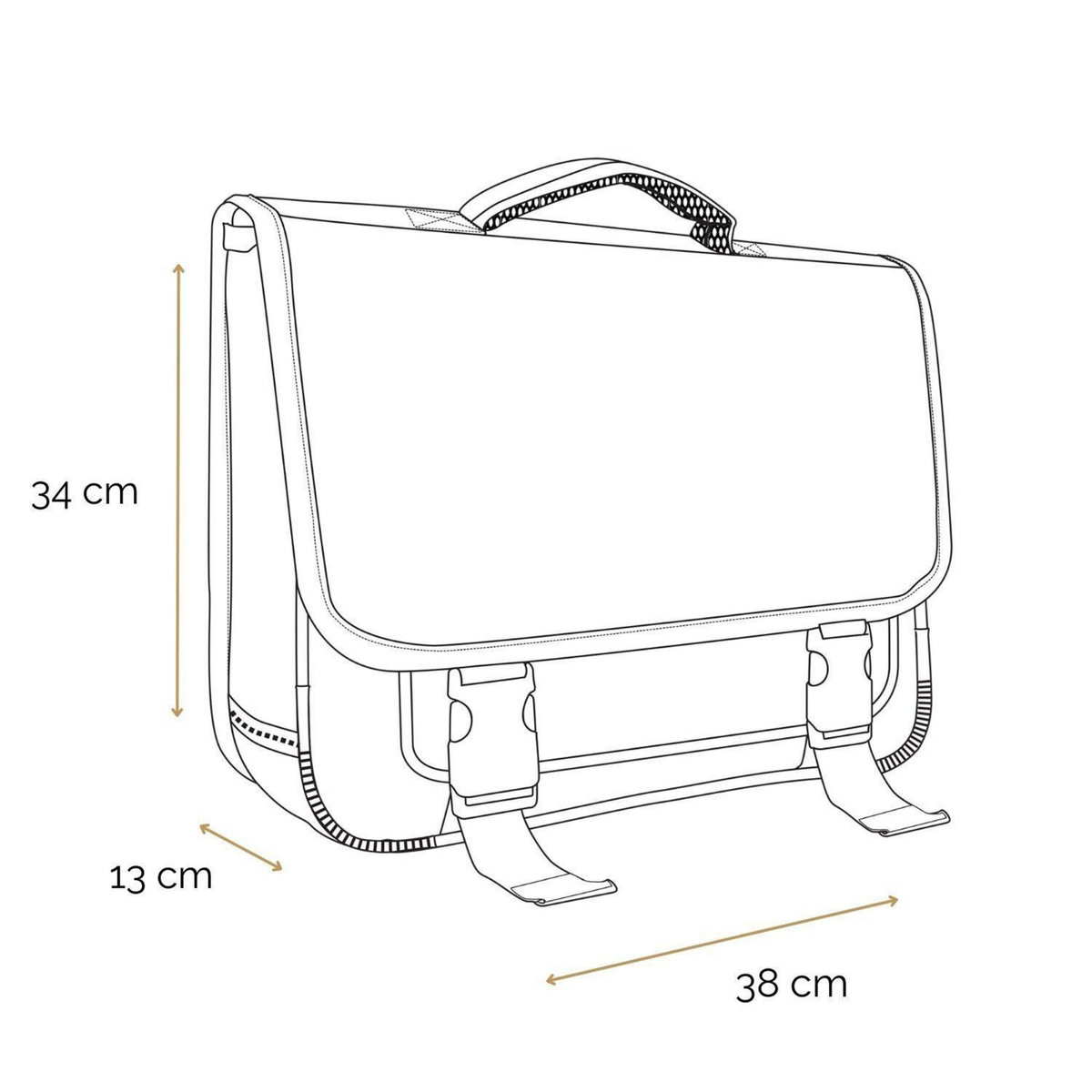 Bagtrotter BAGTROTTER Cartable 38 cm La Reine des Neiges / Frozen Violet