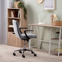 Voir la diapositive 5 : VS VENTA-STOCK Fauteuil de Bureau relevable et reclinable Teo matelassé avec Tissu Gris Clair