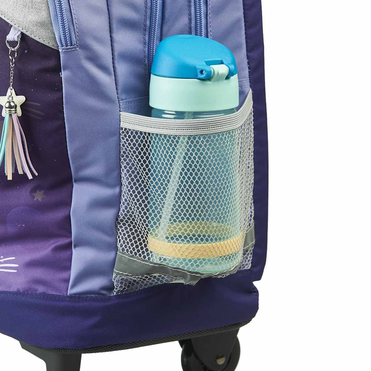 AUCHAN Sac à dos à roulettes COSMOCAT