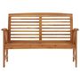 Voir la diapositive 2 : VIDAXL Banc de jardin 119 cm bois d'acacia solide
