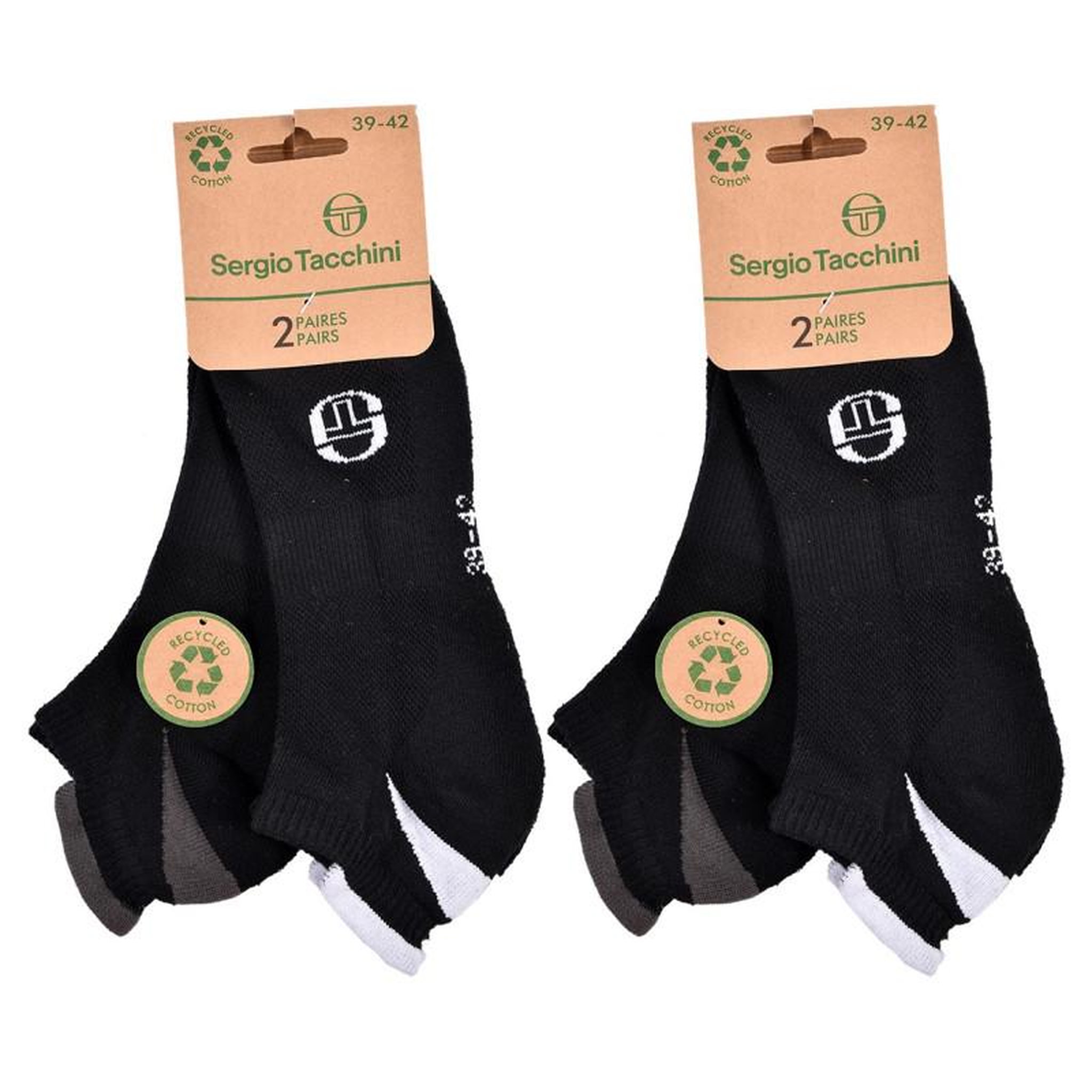 Voir la diapositive 3 : SERGIO TACCHINI Chaussettes SNEAKER SERGIO TACCHINI Lot de 4 Paires