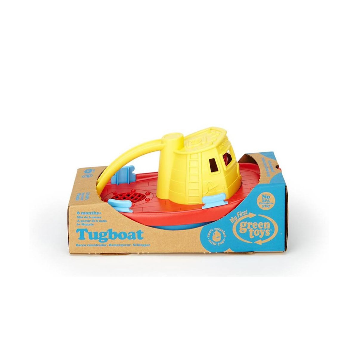 Green Toys Remorqueur jaune