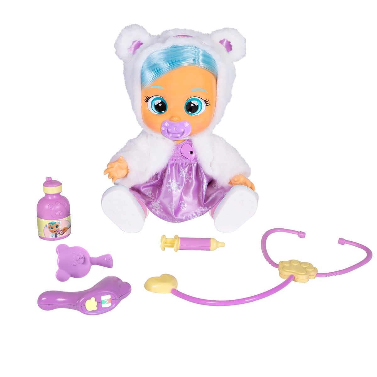 IMC TOYS Poupée Cry Babies Dressy 2.0 Kristal