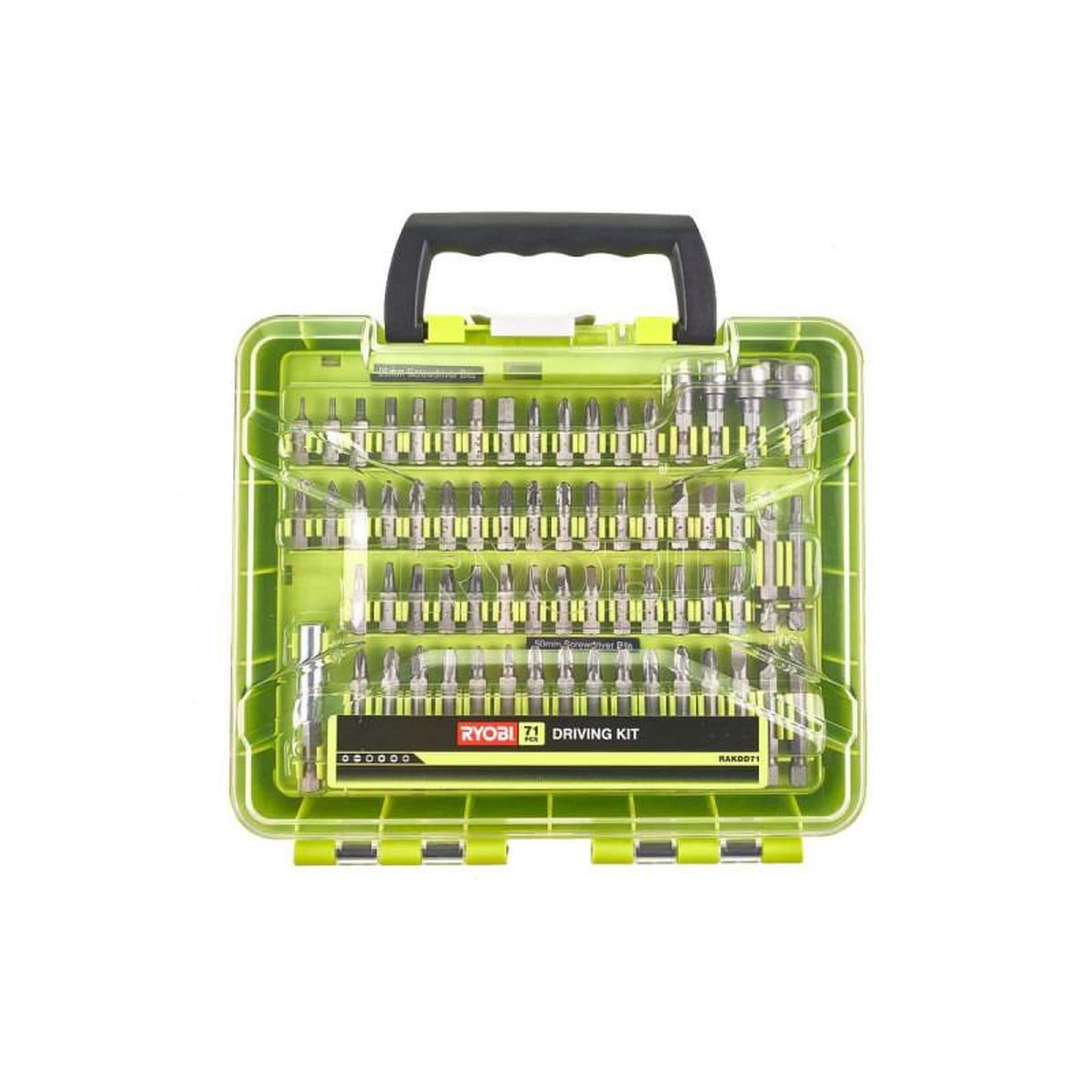 Ryobi Mallette ryobi 71 accessoires de vissage mixte rakdd71