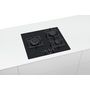 Voir la diapositive 5 : Siemens Table verre gaz 60cm noir fleur de plan - ep6a6cb20