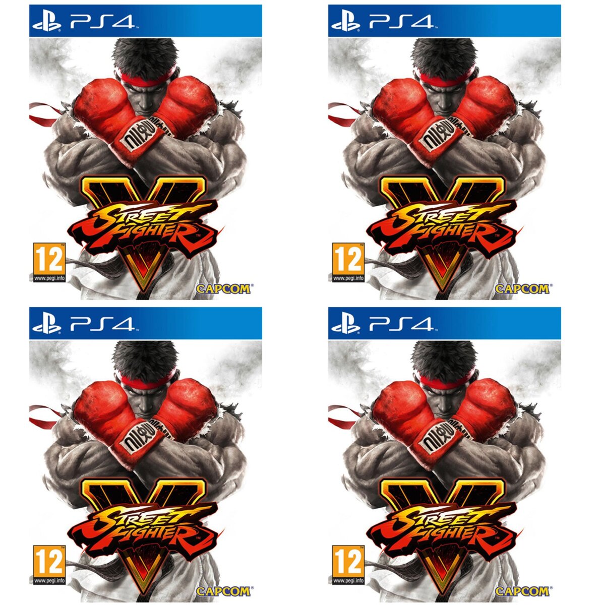 Street Fighter V - Pack de 4 jeux PS4