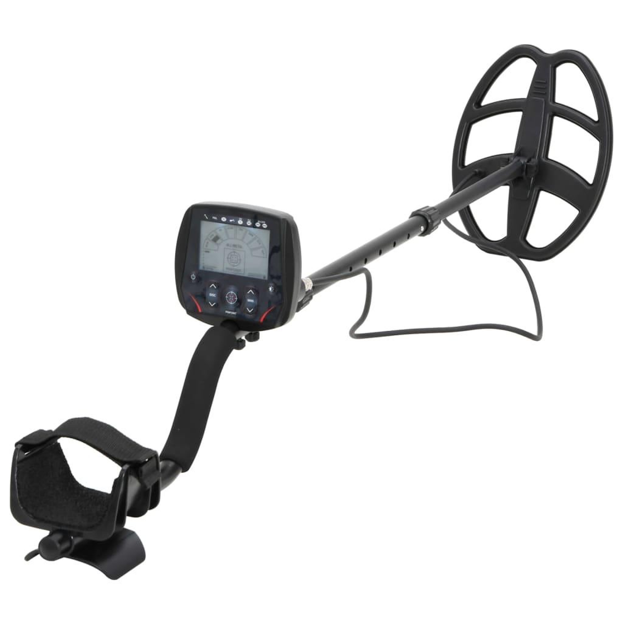 Voir la diapositive 3 : VIDAXL Detecteur metaux 20 cm profondeur recherche ecran LCD