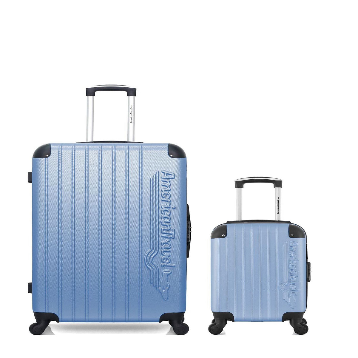 AMERICAN TRAVEL AMERICAN TRAVEL - LOT DE 2 - Valises grand format et cabine XXS BUDAPEST