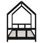 Voir la diapositive 5 : VIDAXL Cadre de lit pour enfants noir 90x190 cm bois de pin massif