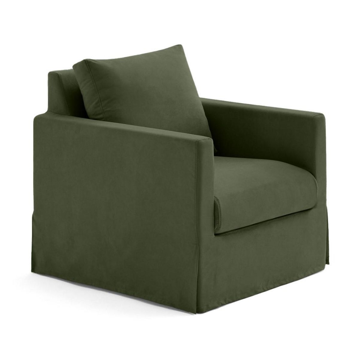 LISA DESIGN Serena - fauteuil déhoussable en tissu