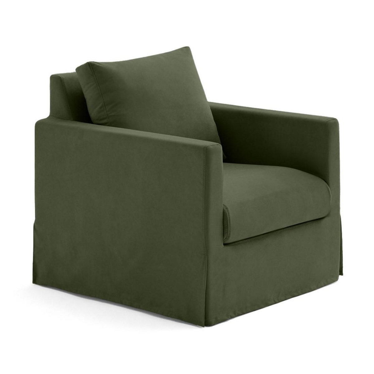 LISA DESIGN Serena - fauteuil déhoussable en tissu