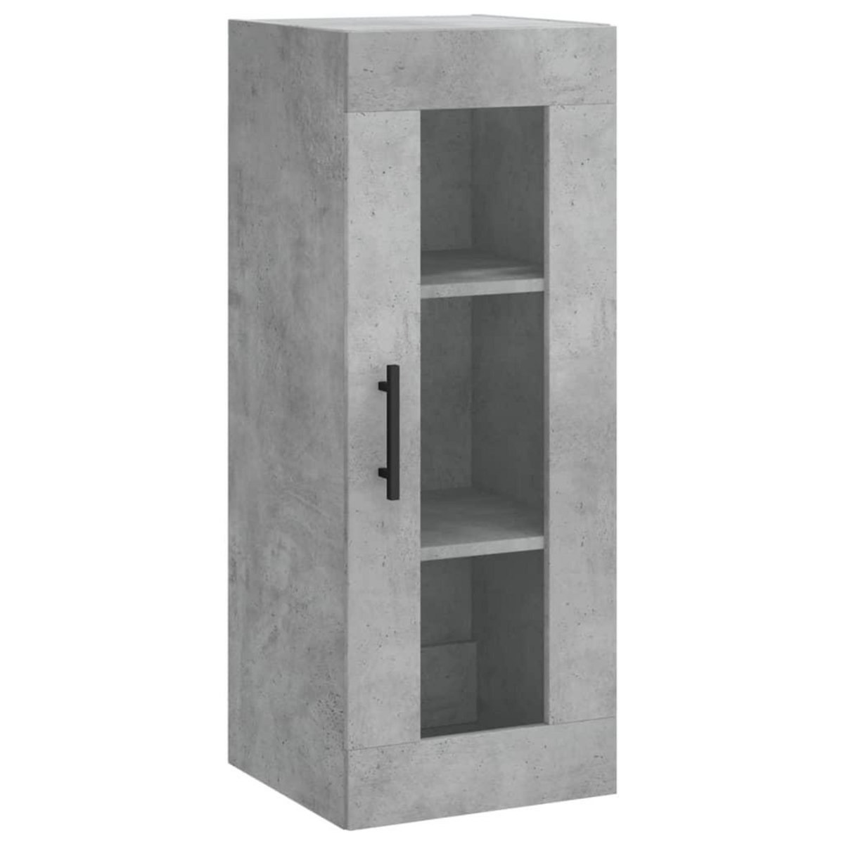 VIDAXL Armoire murale gris beton 34,5x34x90 cm